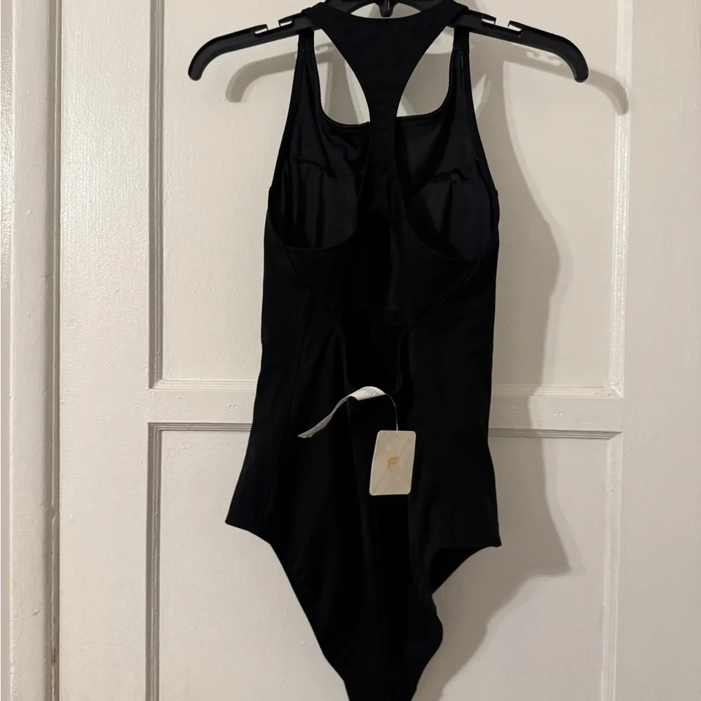Fabletics High Tide Zip-Front One-Piece Swimsuit Large NWT